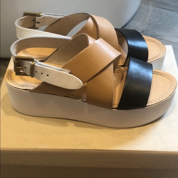 Paola Ferri Wedge multi color sandal - Picture 2 of 4